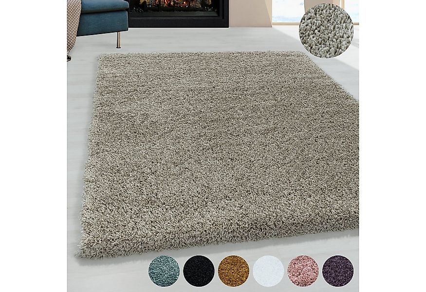 Ayyildiz Teppiche Hochflor-Teppich SYDNEY 3000, rechteckig, Höhe: 30 mm, Sh günstig online kaufen