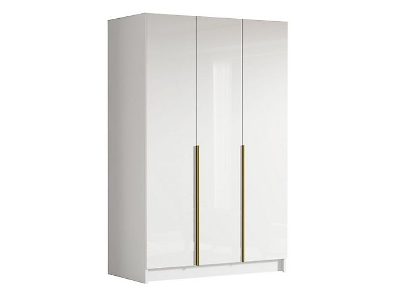 MIRJAN24 Kleiderschrank Calia I (mit drei Drehtüren) Kleiderstange, Metallg günstig online kaufen