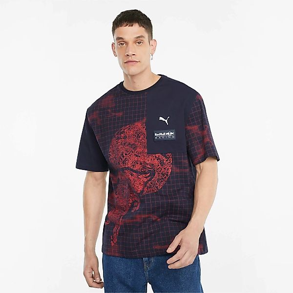 PUMA Red Bull Racing Printed Herren T-Shirt | Mit Aucun | Schwarz | Größe: günstig online kaufen
