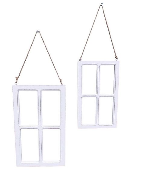 Deko-Impression Fensterdekoration Kleine Dekofenster im Set 2 St. Sprossenf günstig online kaufen