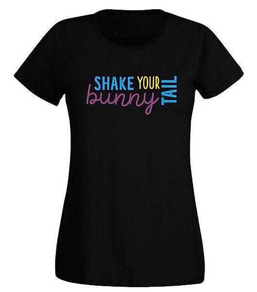 G-graphics T-Shirt Damen T-Shirt - Shake your bunny tail Slim-fit, mit Fron günstig online kaufen