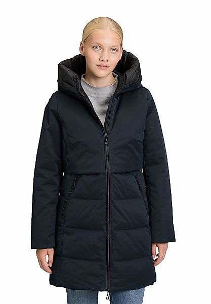 Amber & June Winterjacke "Amber & June Damen Wintermantel mit Kapuze", mit günstig online kaufen