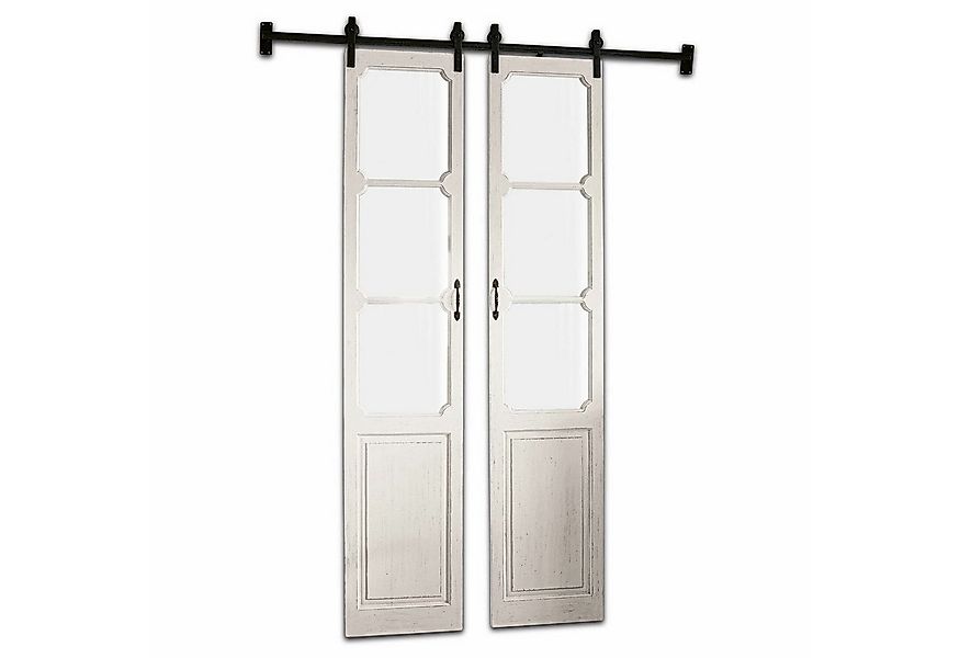 Mirabeau Schiebetür Doppelschiebetür Tibout antikweiß günstig online kaufen