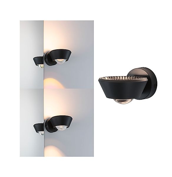 Paulmann "LED Wandleuchte Sabik IP44 2700K 840lm / 320lm 230V 9W / 4W dimmb günstig online kaufen