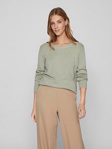 Vila Strickpullover Dünner Rundhals Strickpullover VIRIL VIRIL O-NECK L/S K günstig online kaufen