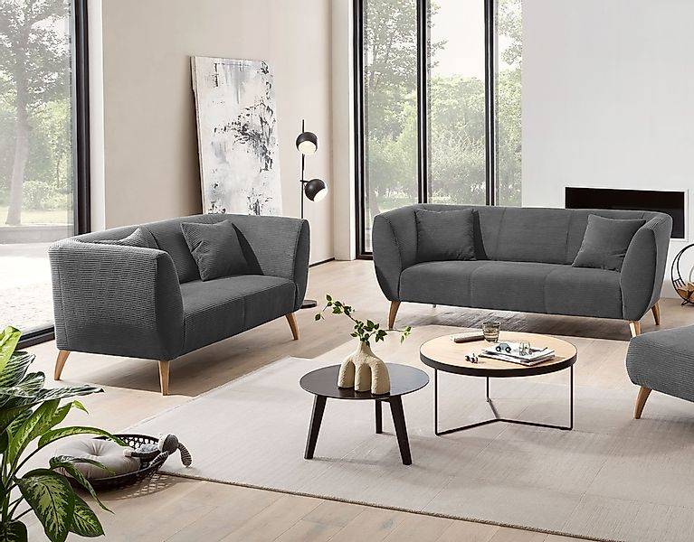 INOSIGN Polstergarnitur »Colori«, (Set, 2 tlg., 3-Sitzer und 2-Sitzer), auc günstig online kaufen