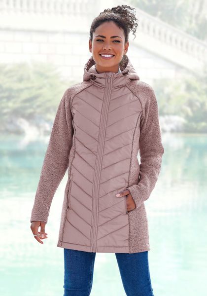 Vivance Steppjacke mit Strickfleece-Ärmeln günstig online kaufen