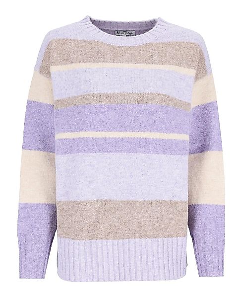 Hajo Rundhalspullover Pullover 1/1 Arm mehrfarbiger günstig online kaufen