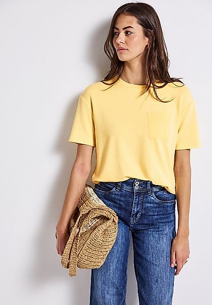 STREET ONE T-Shirt mit Brusttasche günstig online kaufen