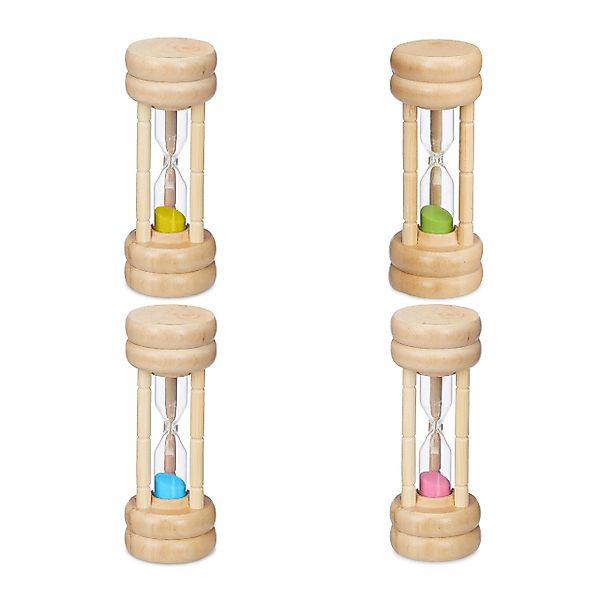 relaxdays Sanduhr 4er Set Sanduhren günstig online kaufen