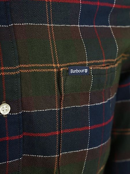 Barbour Kyeloch Hemd Karo Dunkelgrün - Größe L günstig online kaufen