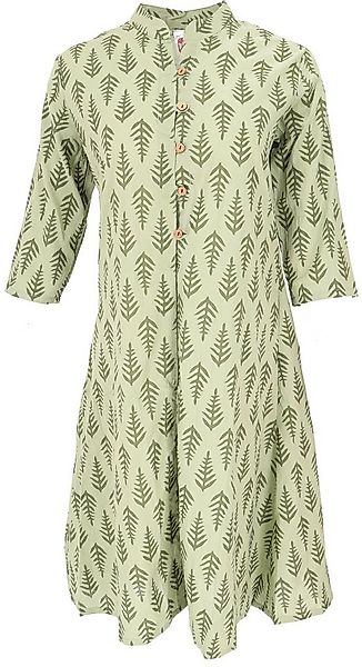 Guru-Shop Longbluse Boho Tunika, Tunikakleid mit handgefertigtem.. alternat günstig online kaufen