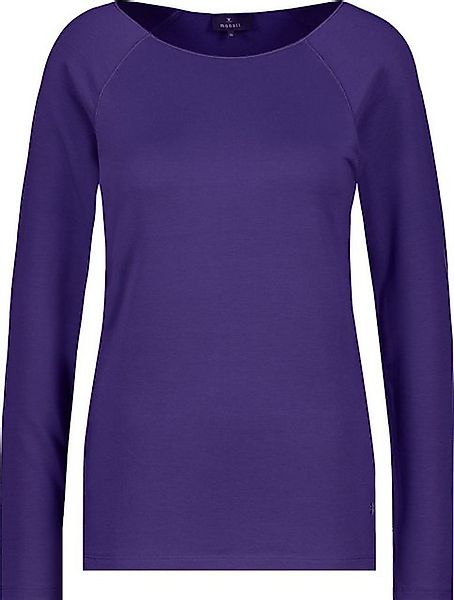 Monari Langarmshirt Pullover dark purple günstig online kaufen