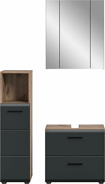 welltime Badmöbel-Set "FLORENZ, TOPSELLER, 3-teilige Badkombination, hochwe günstig online kaufen