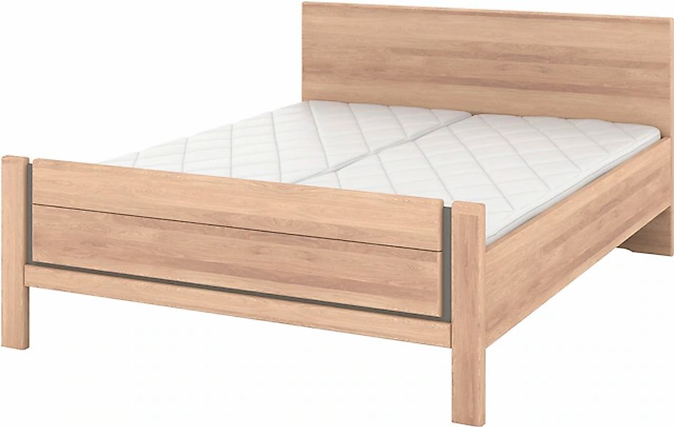 Musterring Holzbett »Sorrent, Bettgestell, Bettrahmen, teilmassiv Eiche«, ( günstig online kaufen