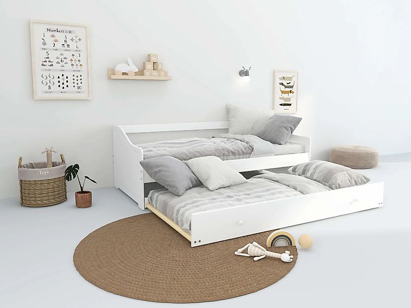 Home affaire Daybett "Arlo, inklusive 2 Matratzen + Lattenroste, Jugendbett günstig online kaufen