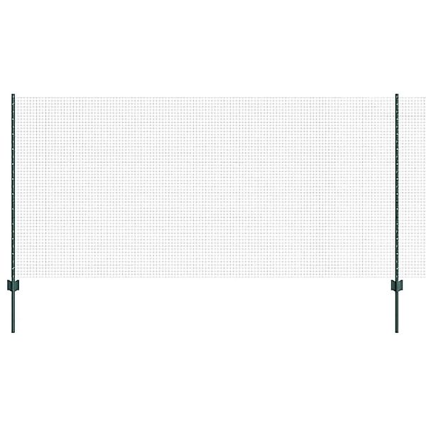 vidaXL Zaun mit Pfosten Grün 1,2 x 25 m Stahl und PVC 3336485 günstig online kaufen