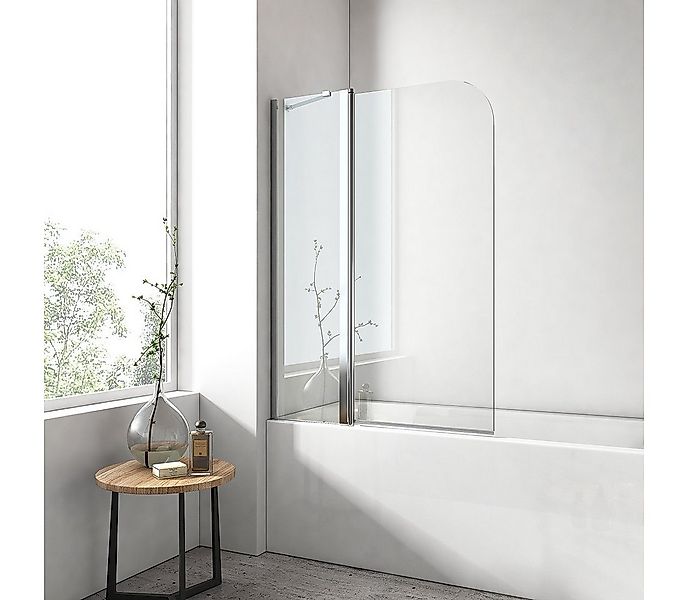 EMKE Badewannenfaltwand Duschwand für Badewanne Faltbare Duschabtrennung mi günstig online kaufen