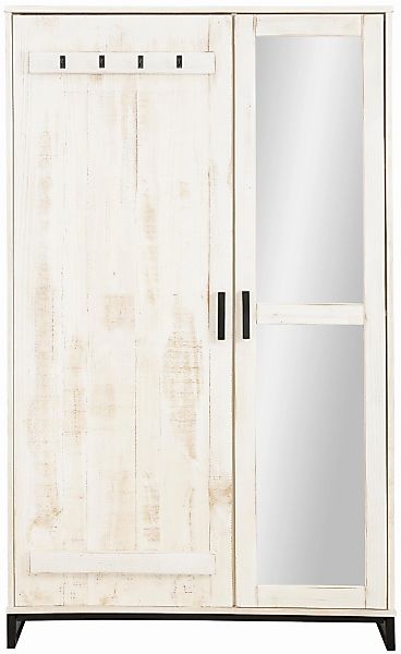 OTTO home Garderobenschrank "Santos" mit besonderen Türfronten und Spiegel, günstig online kaufen