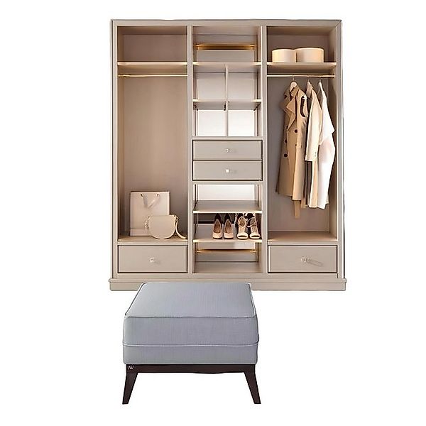 JVmoebel Kleiderschrank Offener Schlafzimmer Schrank Begehbare Möbel Schran günstig online kaufen