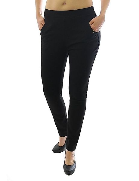 YESET Schlupfhose Elegante Hose lang Stretch Stretchhose Stoffhose schwarz günstig online kaufen