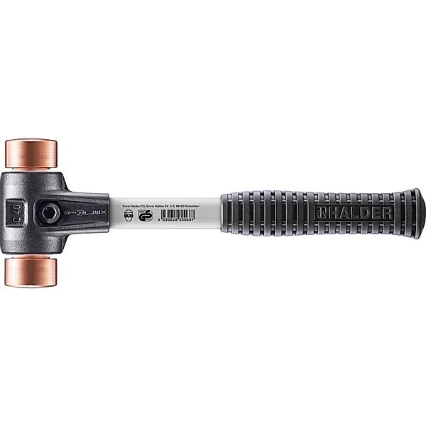 Halder Simplex Schonhammer Ø 40 mm Kupfer mit Verstärktem Tempergussgehäuse günstig online kaufen