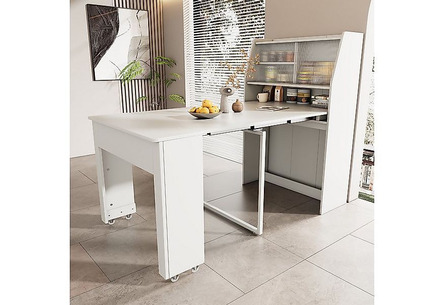 Flieks Esstisch (4 einstellbare Längen, 1-St), ausziehbar 52-132,5 cm Küche günstig online kaufen