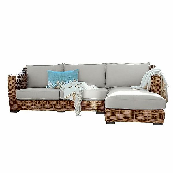 Mirabeau Sofa elegantes Gartensofa Villedieu in mit Récamiere links & Ratta günstig online kaufen