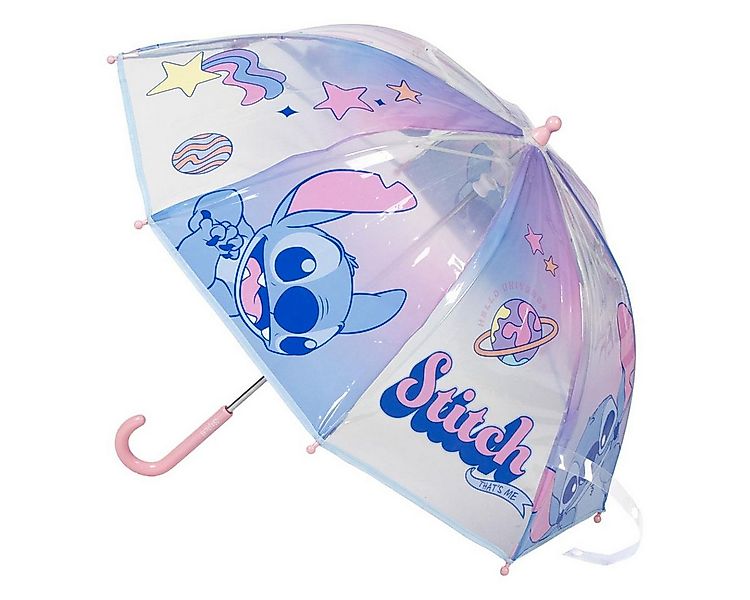 Lilo & Stitch Regenschirm-Wanderstock Ø 45 cm Regenschirm manueller Bubble- günstig online kaufen