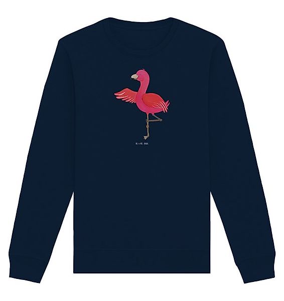 Mr. & Mrs. Panda Longpullover Flamingo Yoga Größe L - French Navy - Geschen günstig online kaufen