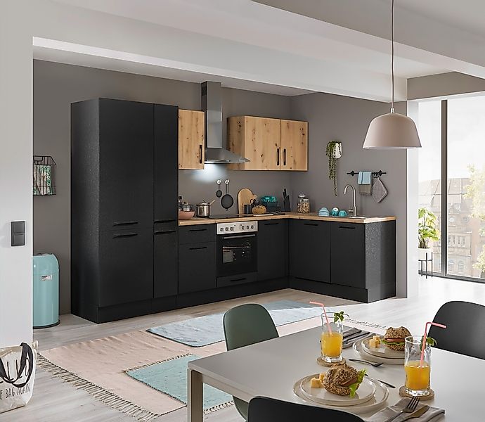 BASIC by Balculina Winkelküche "Turin" Stellbreite 310x175 cm, wahlweise mi günstig online kaufen