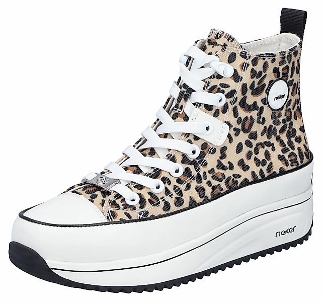Rieker Plateausneaker High Top-Sneaker, Schnürboots in bequemer Form günstig online kaufen