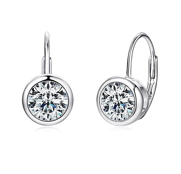 ROUGEMONT Paar Creolen Elegante Moissanit Creolen Ohrhänger 925 Sterling Si günstig online kaufen