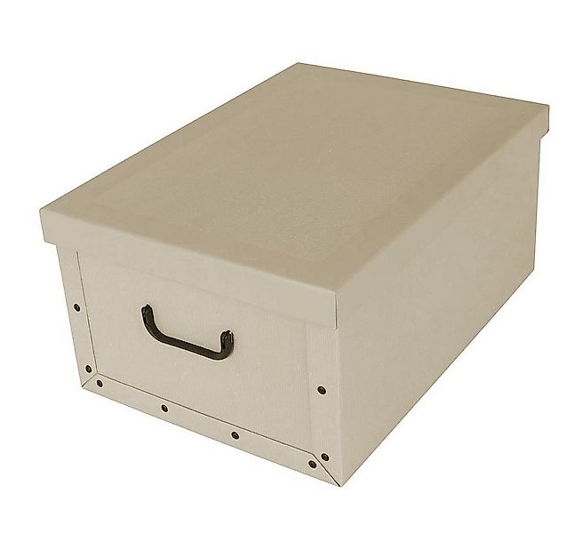 Kreher Aufbewahrungsbox Aufbewahrungsbox, Dekokarton - Motiv: Classic White günstig online kaufen