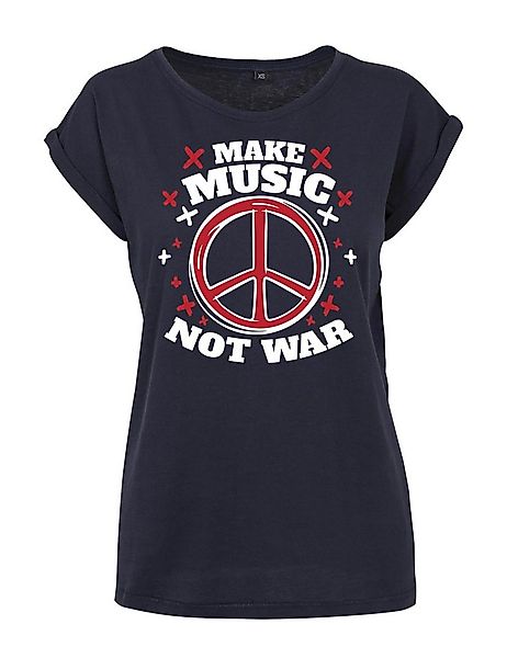 Youth Designz Print-Shirt "Peace Make Music" Damen T-Shirt Statement oder G günstig online kaufen