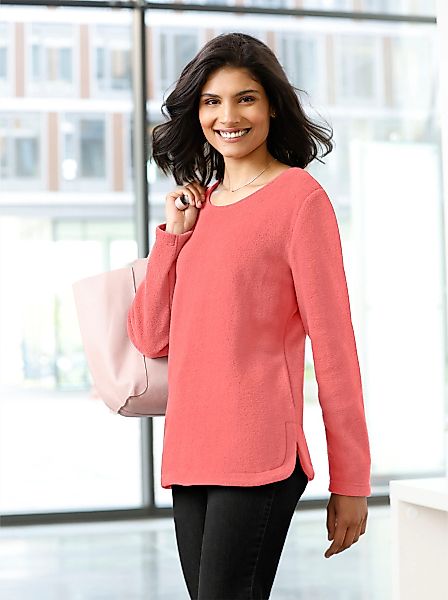 Sieh an! Fleeceshirt Fleeceshirt Länge ca. günstig online kaufen