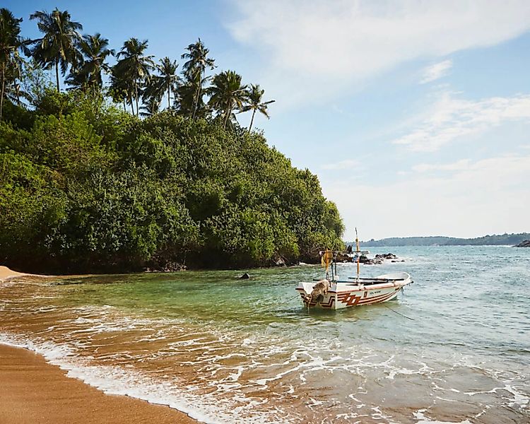 Fototapete "SriLanka Bucht" 4,00x2,50 m / Glattvlies Perlmutt günstig online kaufen