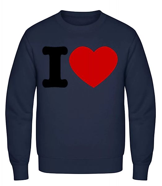 I Love Herz · Männer Pullover günstig online kaufen