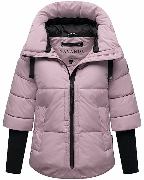 Navahoo Steppjacke "Lotusherz XIV" mit Kapuze Warme gesteppte Winterjacke m günstig online kaufen