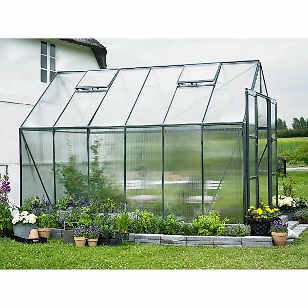 Halls Gewächshaus Magnum 128 Grün 9,9 m² günstig online kaufen
