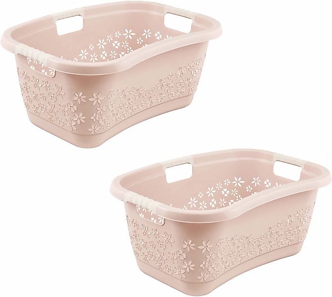 keeeper Wäschekorb "lasse, 2er Set, Korb mit Softgriffen, 65 x 45 x 28 cm, günstig online kaufen