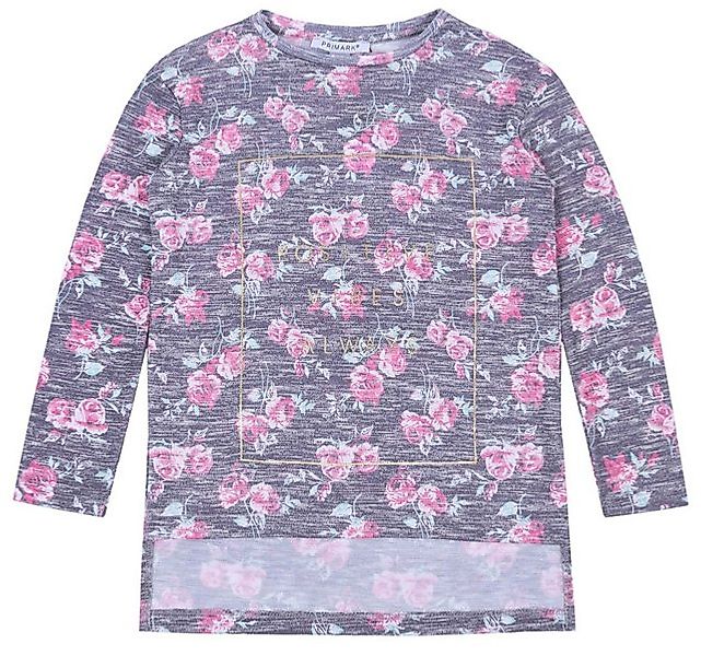 Sarcia.eu Langarmbluse Graue Bluse mit Rosen gemustert 13-14 Jahre günstig online kaufen