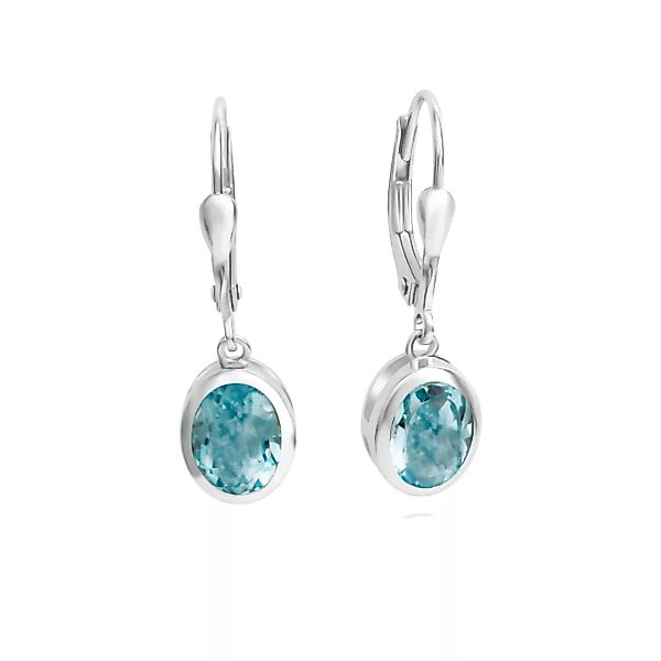CELESTA Paar Ohrhänger "925 Silber mit echten Blautopasen (beh.)" günstig online kaufen