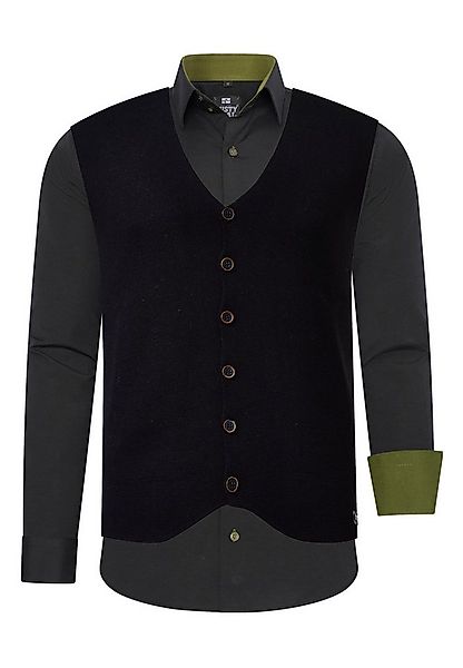 Rusty Neal Langarmhemd mit Weste günstig online kaufen