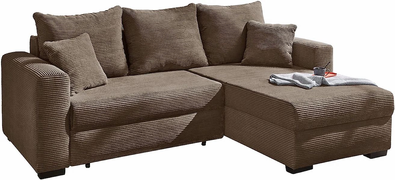 Jockenhöfer Gruppe Ecksofa "Elmau, L-Form", inkl. Bettfunktion, Bettkasten, günstig online kaufen