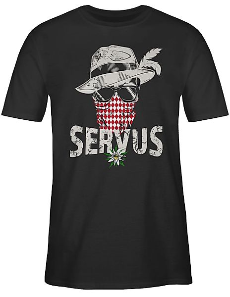 Shirtracer T-Shirt Lausbua Totenkopf Bayrisch Lausbub günstig online kaufen