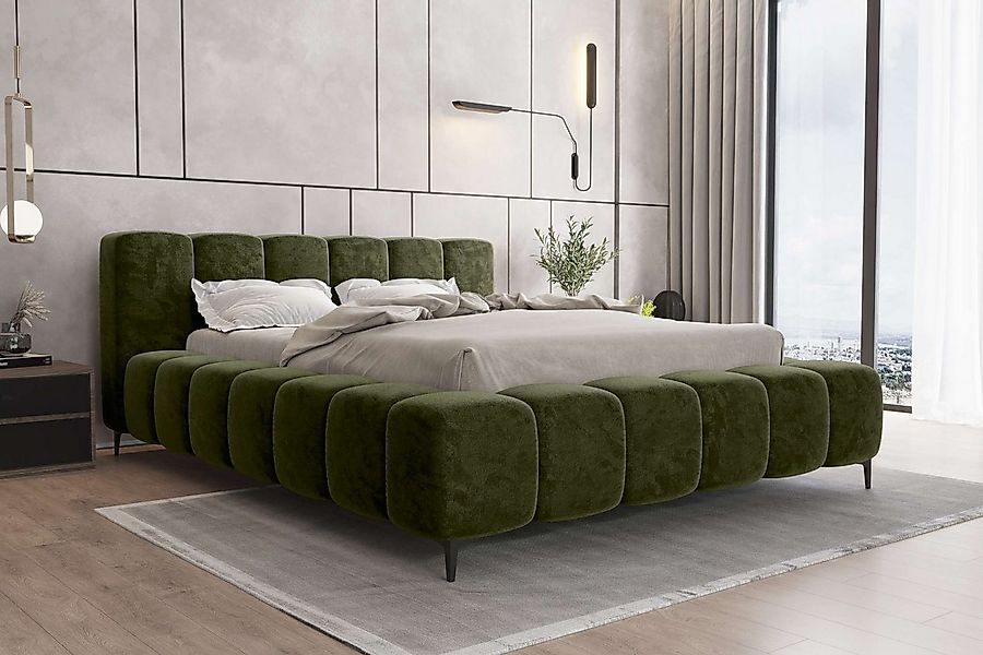 99rooms Polsterbett Cozy (Schlafzimmerbett, Bett), 140/160/180x200 cm, mit günstig online kaufen