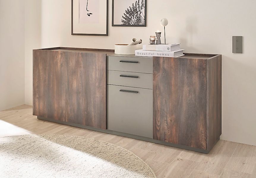 Home affaire Sideboard "LARGO" Soft-Close-Funktion, Breite ca. 200 cm günstig online kaufen