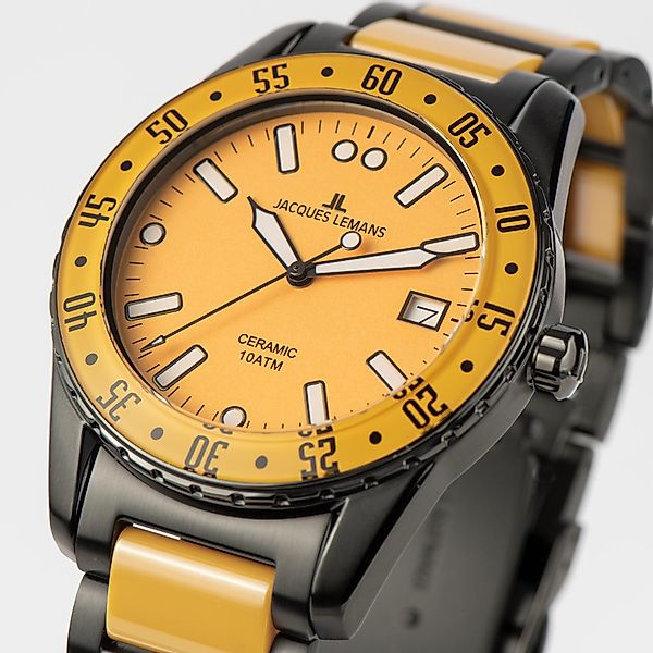 Jacques Lemans Keramikuhr Liverpool 42-10I, Quarzuhr, günstig online kaufen