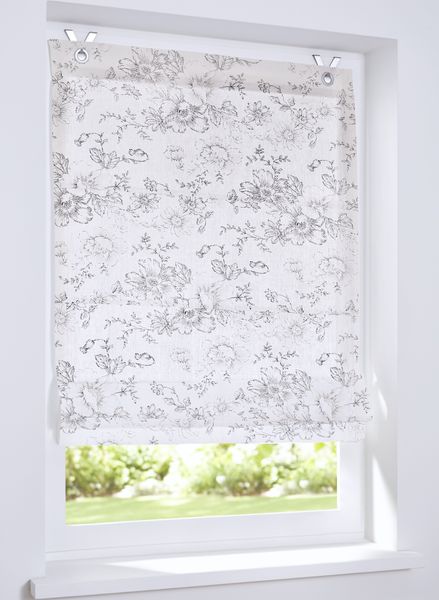 Kutti Raffrollo "Joy" mit Hakenaufhängung ohne Bohren freihängend Baumwolle günstig online kaufen